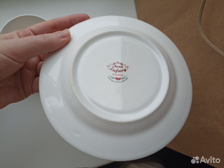 Чайная пара фарфор в коробке Anna Lafarg в подарок