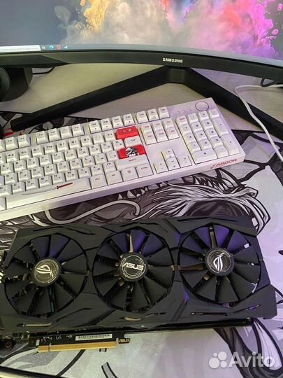 Видеокарта asus ROG Strix 1080 ti