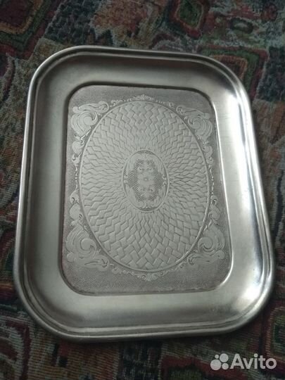 Поднос мельхиор СССР