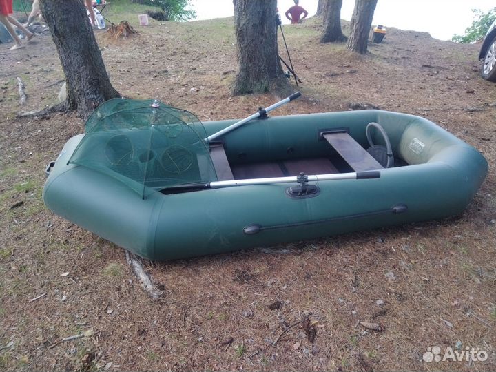 Лодка надувная двухместная бу