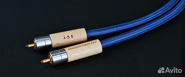 Кабель Divini Audio X-S8 7N OCC RCA 1.0m(Тайвань)