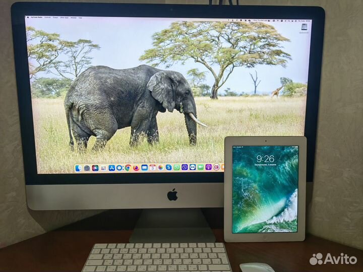 Apple iMac 27 Retina 5K, 2015 + Apple iPad4 32GB