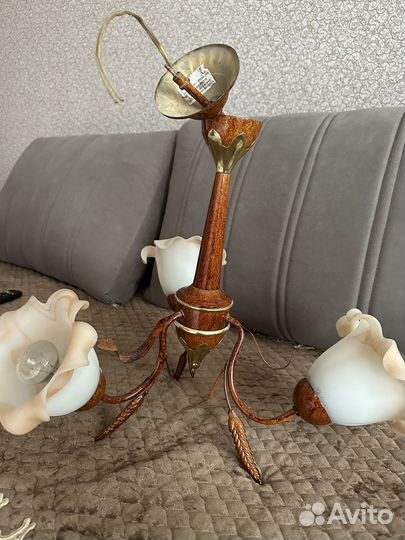 Люстра потолочная бу