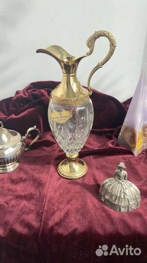 Кувшин позолочённый Декантер