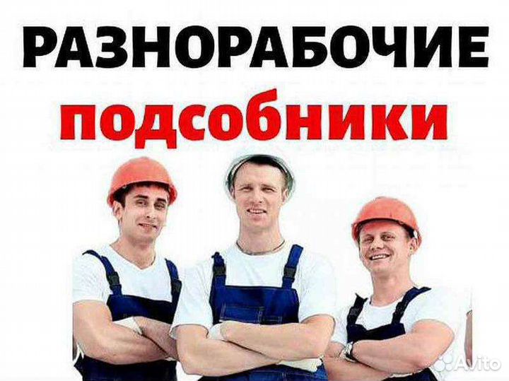 Подсобник разнорабочий с ежедневной оплатой