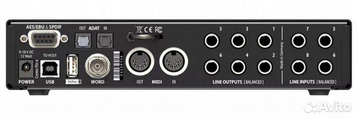 RME Студийная звуковая карта Fireface UCX 2