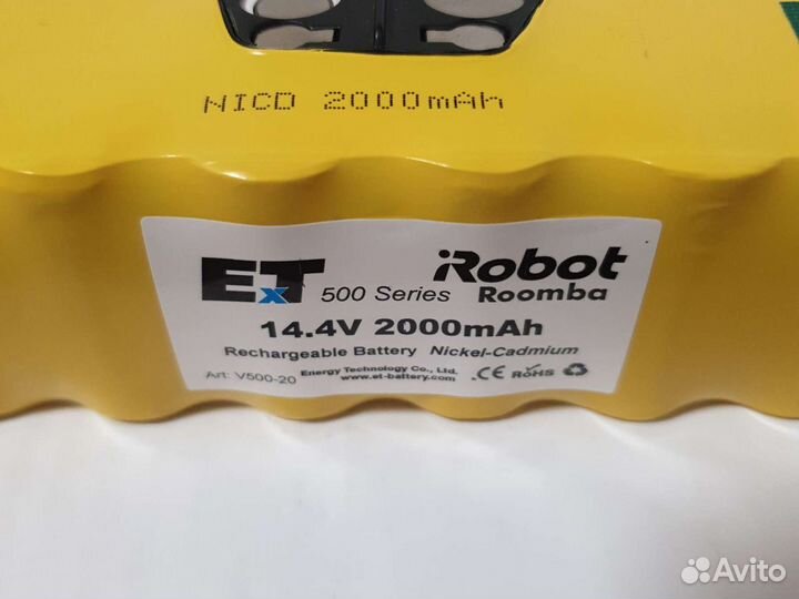 Аккумулятор ET iRobot Roomba 500-2000 пылесос