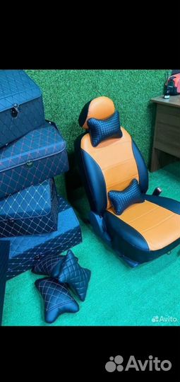Авто чехлы из экокожи бесплатная установка