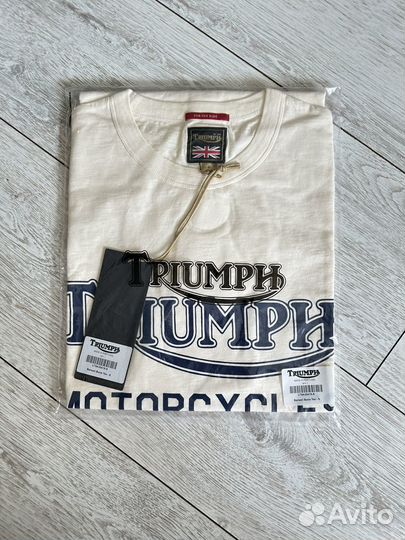 Новая Triumph S футболка мужская