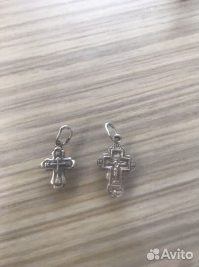 Серебрянные крестики