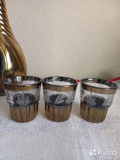 Графин и стопки стекло