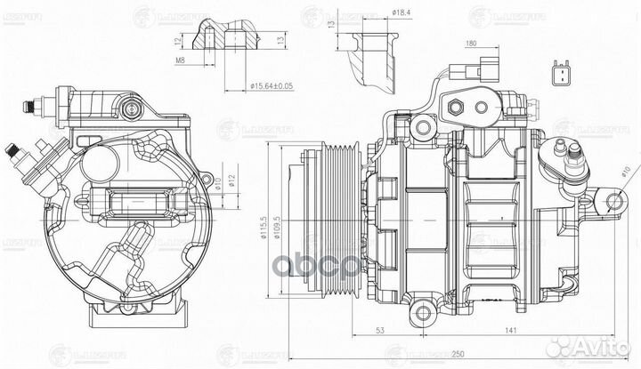 Компрессор кондиц. для а/м Ford Explorer (11)