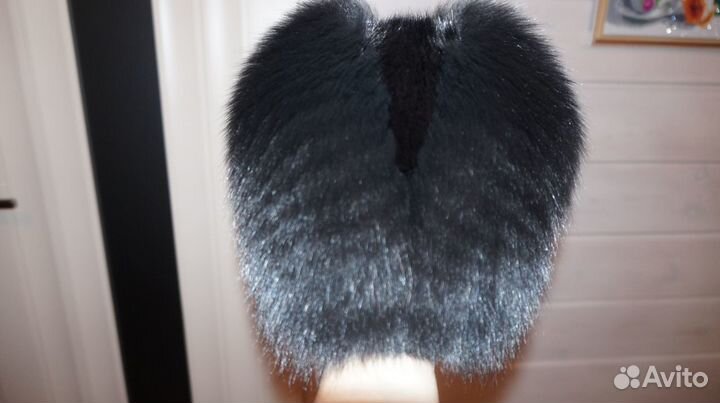 Шапка вязаная норковая