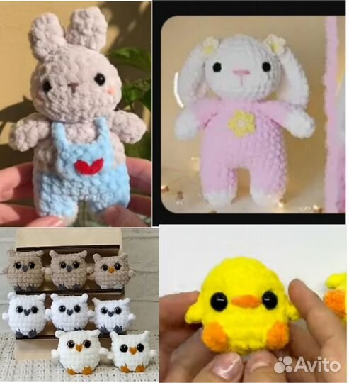 Игрушки вязаные на заказ