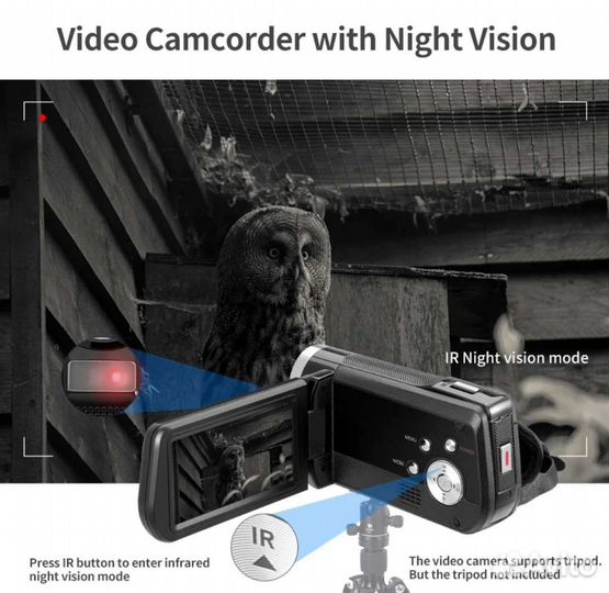 Камера ordro HDR-AC2 Mini Digital 4K Camcorder