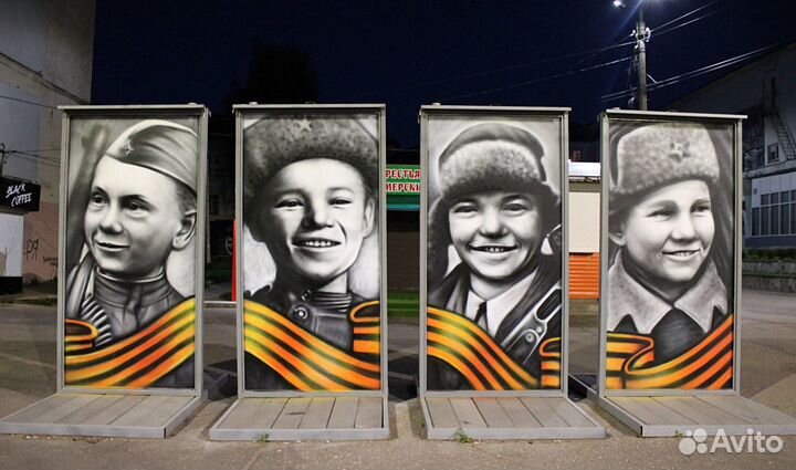 Роспись стен,граффити на заказ, художник, портреты