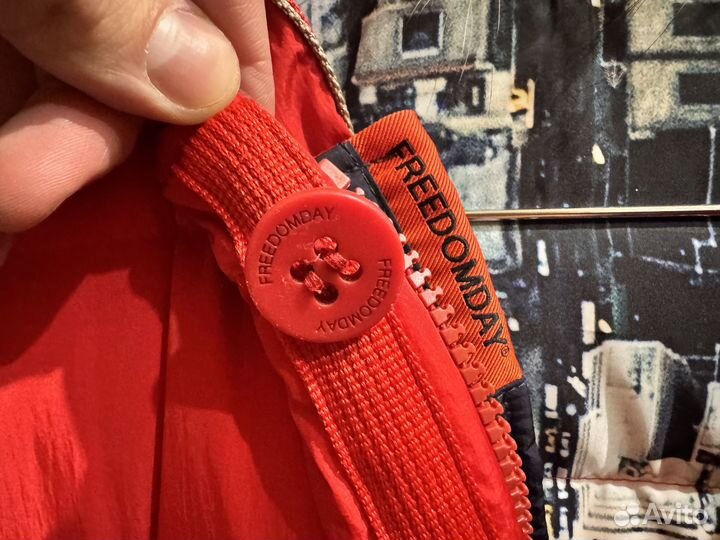 Пуховик freedomday красный