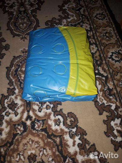 Детский надувной бассейн с навесом от солнца