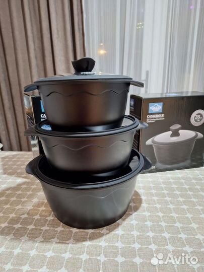 Казан uakeen 24см с гранитным покрытием