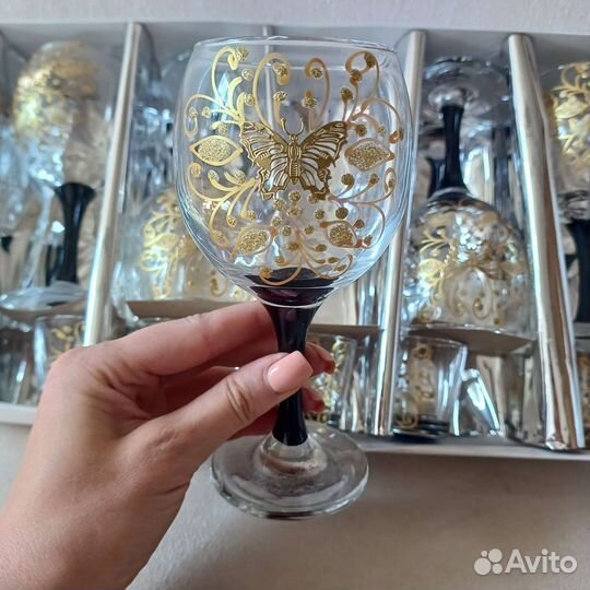 Бокалы для вина, рюмки. Подарочный набор