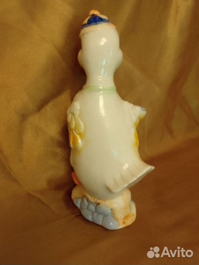 Карандашница утка фарфор