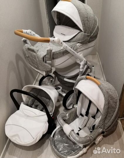 Коляска 3 в 1Рико Бруно Люкс