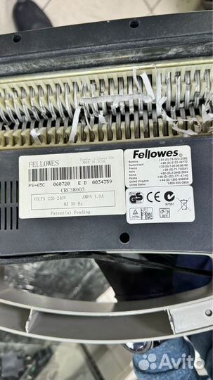 Уничтожитель документов бу Fellowes CRC 38003