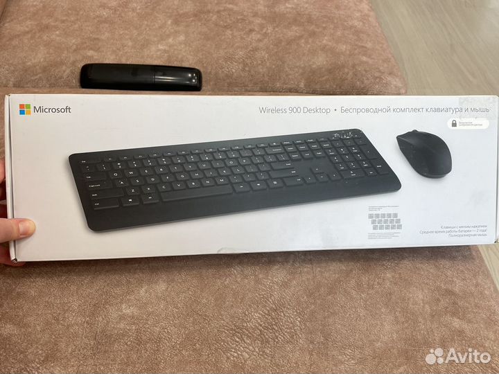 Беспроводная клавиатура и мышь microsoft