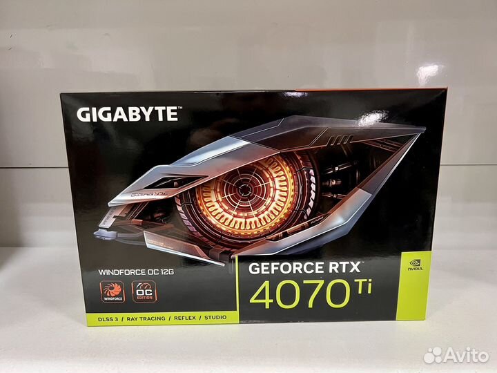 Видеокарта rtx 4070 ti gigabyte 12 gb