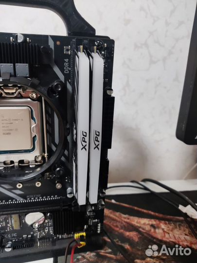 Intel i5 12400f + h610 + 16гб озу XPG RGB 3200