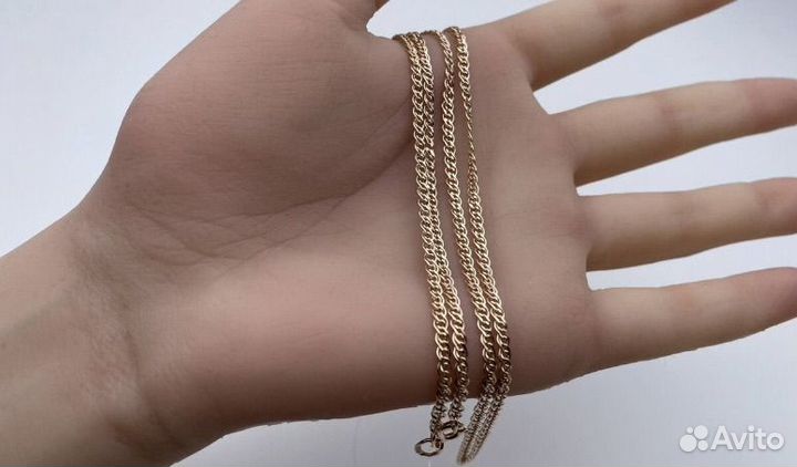 Золотая цепь Нонна 45 см