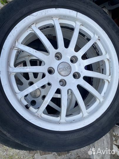 Литые диски r17 5x114.3 с резиной