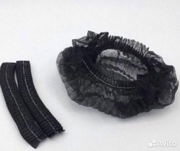 Шапочки одноразовые, медицинские, шарлотта