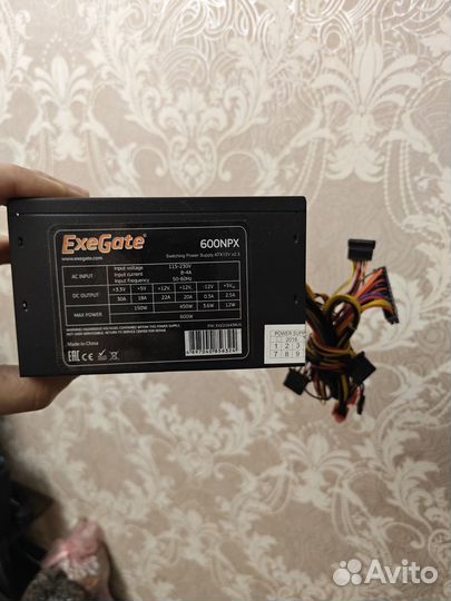 Блок питания для пк 600 w