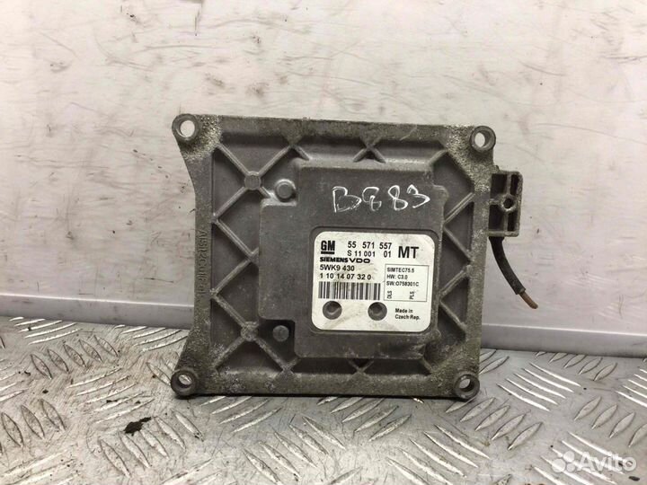 Блок управления двигателем Opel Astra 55571557; 5WK9430; S1100101 A18xer