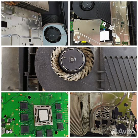 Чистка и замена термопасты ps, xbox s