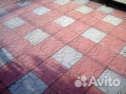 Плитка тротуарная Тучка серая