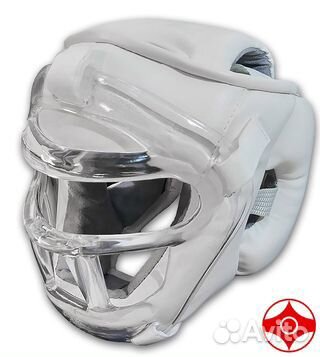 Шлем для Карате Кекусин-кан с закрытым подбородком