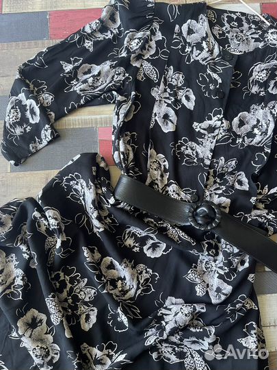 Платье винтаж 80-е гг розы