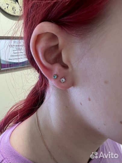 Прокол ушей, пирсинг