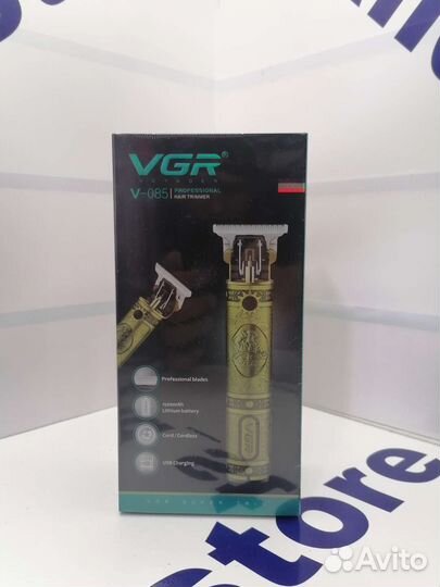 Тримммер для бороды и усов VGR 085