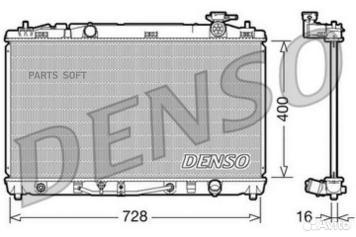 Denso DRM50042 Радиатор 728x400