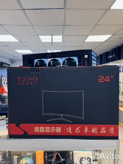 Мониторы 24 / 27 Дюймом 180гц Изогнутые Новые IPS