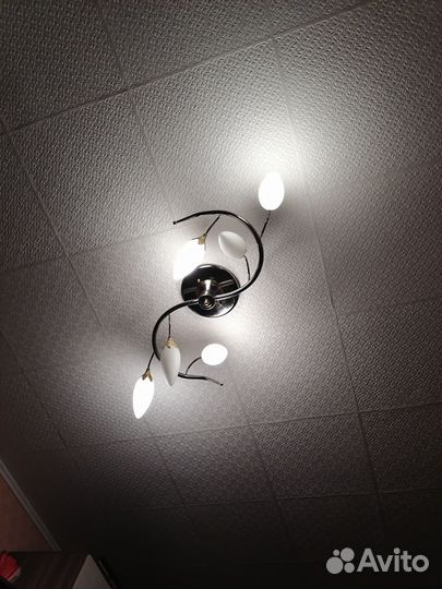 Люстра потолочная бу
