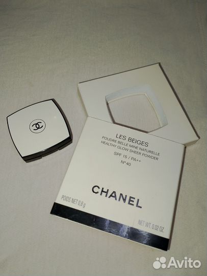 Chanel пудра миниатюра коллекционная