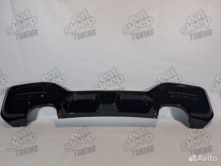 Диффузор BMW F20 LCI рест M CS глянец 2+2