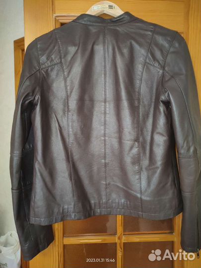 Кожаная куртка nafnaf