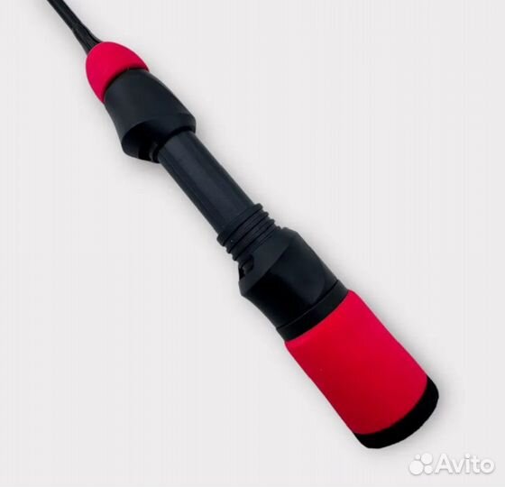 Зимняя удочка с тремя хлыстами в тубусе и чехле