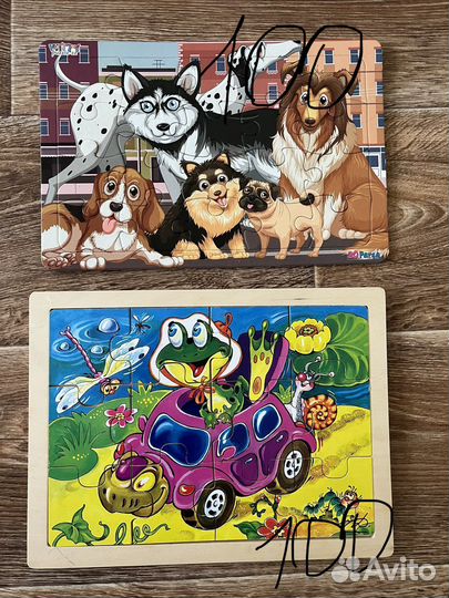 Детские развивающие пазлы игры