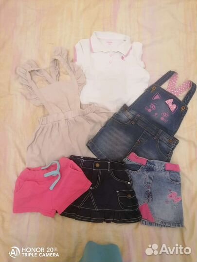 Вещи пакетом на девочку 92/110 размер